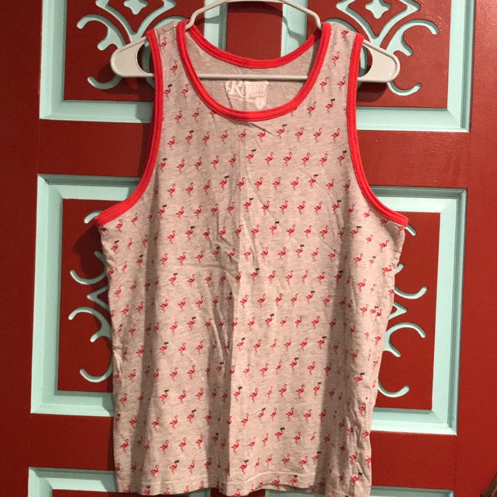 Men’s Retrofit Flamingo Tank Top Size S